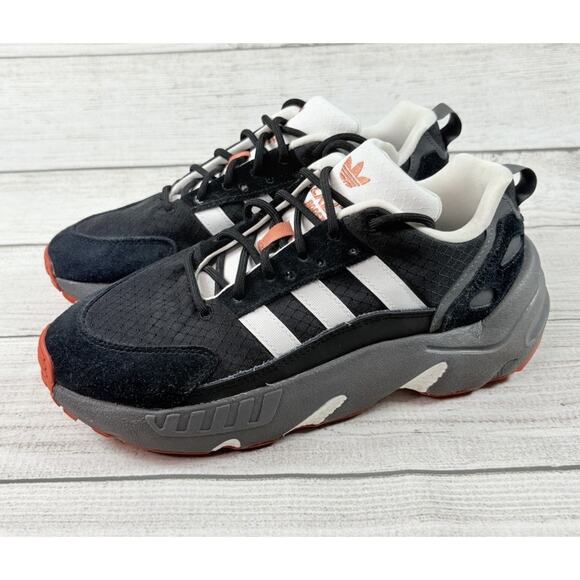 adidas Shoes - Women Adidas ZX 22 Boost Running Shoes Sneakers White Grey GX8662 Size 7